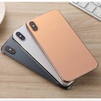 Smartphones originaux en gros pour Xs, étui argenté, Android Smart TV Box, remarquable 4K Ultra