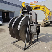 Scie à roche hydraulique YICHEN de haute qualité pour excavatrice – Accessoire de découpe de pierre