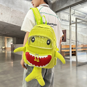 Mochila de Tiburón Pequeño Personalizada de Marca de Moda Verano 2026, Diseño Exclusivo Unisex, Bolso de Hombro con Dibujos Animados - Product Image 6