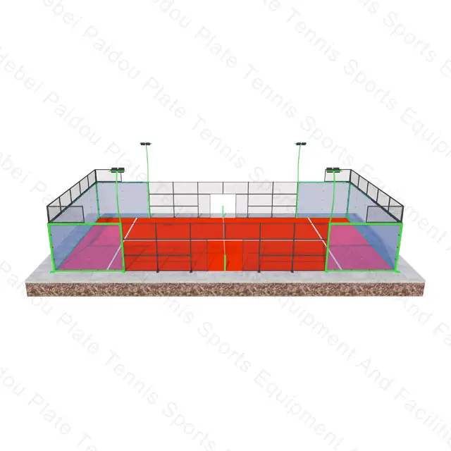 Hot Sale Professional Padel Tennis Court Equipment Supplier Padel Tennis Court for Indoor Outdoor Paddle Tennis