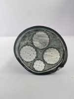 Cable de Alimentación Entrelazado con Aislamiento XLPE, Núcleo de Aluminio de Bajo Voltaje y Armadura de Acero para Uso en Estaciones de Energía de Construcción Industrial