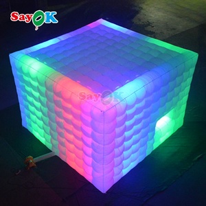 Chine Sayok personnalisé sauter Cube tentes extérieur maison fête événement mariage tente gonflable fabricants - Product Image 1