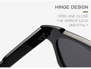 Mới hợp thời trang thiết kế của phụ nữ thời trang Sunglasses với UV400 ống kính PC Khung trong hình dạng không đều - Product Image 5