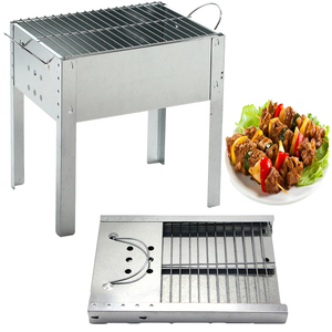 Accessoires de barbecue portables pour churrasqueira d'extérieur Barbecues rectangulaires au charbon de bois pour la cuisson des aliments - Product Image 2