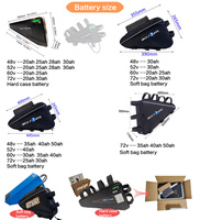 Moteur de Moyeu à Entraînement Direct Sans Balais et Sans Engrenage de 5000W, 2000W, 3000W ou 8000W et Kit de Conversion Vélo Électrique avec Batterie pour E-Bike