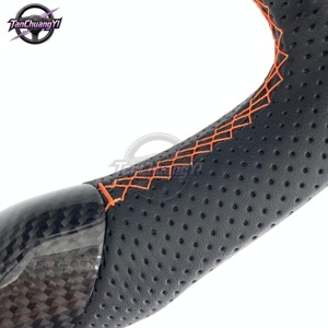 Volant de voiture en fibre de carbone à <span class=keywords><strong>prix</strong></span> net attractif pour <span class=keywords><strong>Audi</strong></span> <span class=keywords><strong>A3</strong></span> (8P) <span class=keywords><strong>Sportback</strong></span> A4 (B8) Avant A5 (8T) A6 (C6) A8 (D3) Q5 (8R) - Product Image 4