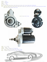 Démarreur automatique de voiture 17415,020911023A, 020911023J, 020911023L, DÉMARREUR pour Audi, Volkswagen,Bosch,Marelli