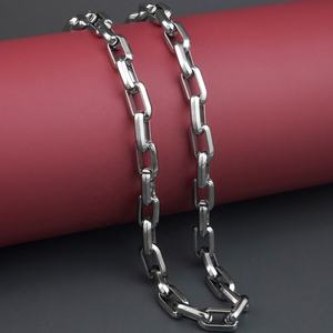 Chaînes, bijoux, breloques, design punk, acier inoxydable, carré, pas cher, en gros, cadeaux pour hommes - Product Image 3