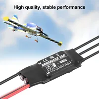 Nouvel ESC brushless en métal 20A-80A avec UBEC 2-6S pour avions et hélicoptères RC, CN 14 ans et plus