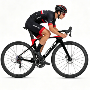 vélo <span class=keywords><strong>de</strong></span> <span class=keywords><strong>route</strong></span> TWITTER Vélo <span class=keywords><strong>de</strong></span> <span class=keywords><strong>route</strong></span> en carbone R5pro-Term 24s Carbone 700C Vélo <span class=keywords><strong>de</strong></span> course pour la course - Product Image 1