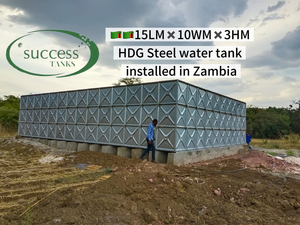 Tanque de Agua de Acero HDG de 200m3 de la Marca Success para Riego Agrícola, Sistema de Riego por Goteo/Aspersión para Cultivos Agrícolas - Product Image 2
