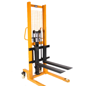 Industrial Warehouse Hand Pallet Lifts Forklift <strong>Manual</strong> Hydraulic <strong>Stacker</strong> With Adjustable Forks - Product Image 1