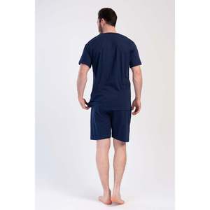 Conjunto de Pijama para Hombre, Talla XXL, Cuello en V, Manga Corta, con Bolsillos - Product Image 1
