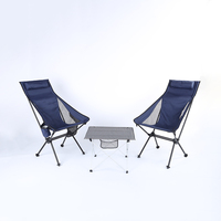 Chaise longue pliante à dossier haut, design à barres parallèles, cadre métallique imperméable, chaise portable pour la plage, le camping, OEM