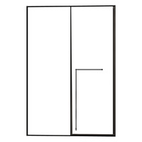 Lineaire minimalistische volledig inbouw glazen schuifdouchedeur geïntegreerde badkamerpartitie prefab badkamer modulaire doucheruimte
