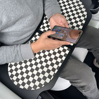 Plateau de voiture pliable en cuir PU Tesla modèle 3 modèle Y intérieur de luxe bureau d'ordinateur portable Table de nourriture siège avant travail voyage manger déjeuner