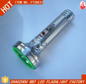 Heiß verkaufende Lucky Tiger Eisen Taschenlampe 3LED Scheinwerfer Trocken batterie