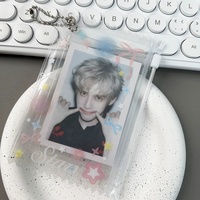 Kantong Permen Transparan Custom Kpop, Kantong Zipper PVC Kpop, Tempat Kartu Foto, Hadiah Acara, Liontin Shaker Custom, Kantong Zipper Transparan