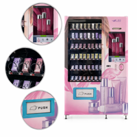 Distributeur automatique haut de gamme à écran tactile sans espèces pour cosmétiques, rouges à lèvres et coffrets cadeaux de boutique en libre-service