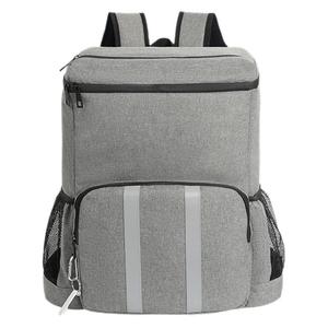 Sac isotherme Beilian 26L, sac à dos isotherme portable, remplissable d'eau, pour pique-nique en plein air, gris noir - Product Image 2