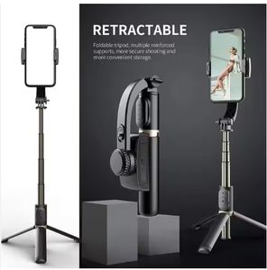 Q08 stabilisateur de cardan 360 Rotation pour téléphone Selfi Stick avec trépied caché Mobile vidéo de cardan à axe unique pour <span class=keywords><strong>Tik</strong></span> <span class=keywords><strong>Tok</strong></span> - Product Image 5