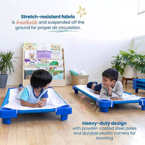 Montessori in legno per bambini pisolino tempo per risparmiare spazio culle asilo mobili per bambini culle per bambini impilabili in età prescolare per bambini Nap lettino - Product Image 4