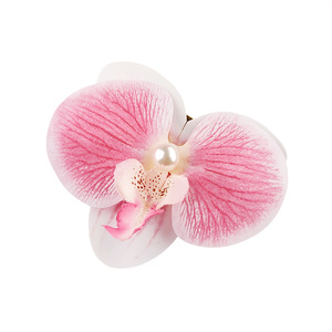 Horquilla de pico de pato a la moda de estilo americano europeo para niños, flequillo de 5cm, Flor de huevo lateral de plástico, pinzas para el cabello fragmentadas - Product Image 1