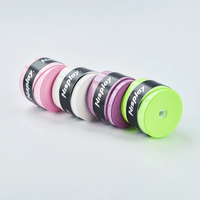 NISPLAY Overgrip absorbant la transpiration, antidérapant, durable, en PU, pour raquette de tennis, ajustement universel, 1200x25x0,65 mm