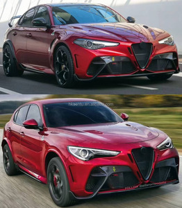 Nouveau kit carrosserie en fibre de carbone style GTAM pour Alfa Romeo Stelvio 1ère génération 2017- SUV, pare-chocs et garde-boue - Product Image 4