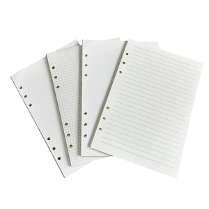 A6 هدية مطبوعة عبوة مبطنة ورقة فضفاضة ورق دفاتر قابلة لإعادة الملء 6 ثقوب - Product Image 4