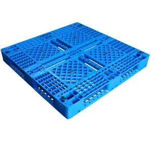 Plastic Pallet 1400 X 1200 Plastic Hdpe Pallets China Manufacturer Logo Printing Heavy Duty Polished Plastic Pallet for Yard 4 T