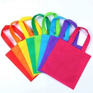 Bolsa de Compras Ecológica Promocional Personalizada de Color Puro, No Tejida, con Logotipo Impreso, en Oferta - Product Image 2