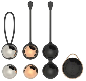 <b>Remote</b> <b>Control</b> Electric Kegel Balls Set Metal <b>Vibrating</b> for Sexual Health and Muscle Training - Product Image 1
