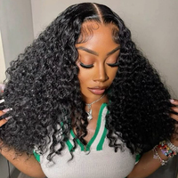 Pelucas de Cabello Humano Vietnamita Sin Pegamento 13x4 SDD, Peluca Bob de Cabello Humano Virgen Vietnamita con Doble Trama y Encaje Frontal HD para Mujeres Negras
