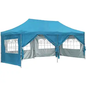 3x6m Gazebo Canopy Tienda emergente Tienda retráctil plegable Logotipo personalizado Impreso al aire libre 3x3 3x4,5 10x10 tienda a la venta