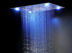 Accesorios de baño de 4 funciones, empotrado en techo, ducha eléctrica led, <span class=keywords><strong>lluvia</strong></span>, cascada, niebla, cortina - Product Image 5