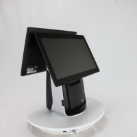 CITAQ Machine Windows POS Tablette Terminal tout-en-un double écran tactile avec imprimante thermique