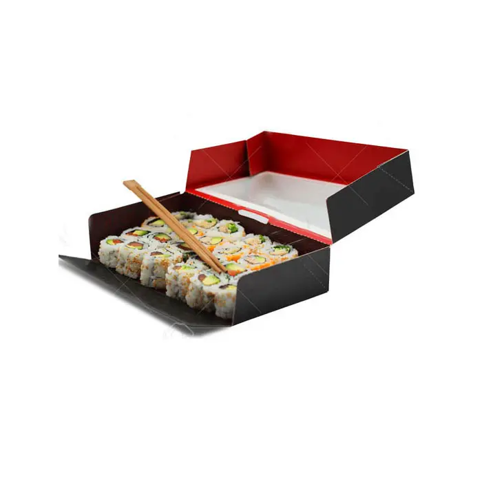 Togliere Carta Sushi Box Per La Vendita, Sushi Per Andare Box Custom