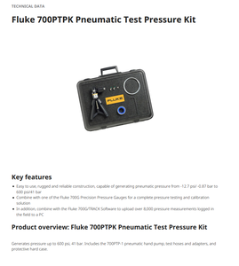Kit de Prueba de Presión Neumática 700PTPK - Product Image 3