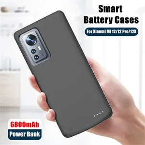 6800 mAh pour Xiaomi <span class=keywords><strong>Mi</strong></span> 12 12X 12 Pro Étui de batterie pour téléphone Étui pour Xiaomi <span class=keywords><strong>Mi</strong></span> 12X Étui de chargeur de batterie Mi12X Batterie externe Housse - Product Image 5