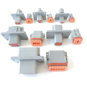 Deutsch DT Gray Connectors in 2,3,4,6,8,12 Pin Configurations Size 16 Solid Pin connector