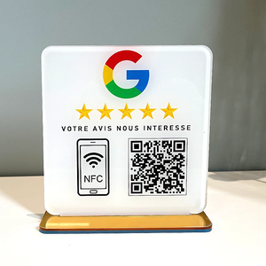 NFC <span class=keywords><strong>Google</strong></span> đánh giá nhãn dán Epoxy/tấm bình luận cho nhà hàng INS/Facebook/yelp/Tripadvisor - Product Image 4