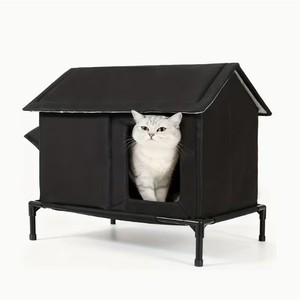 Casa para Gatos Callejeros, Impermeable, Resistente a la Lluvia, Resistente al Frío, Cálida para Invierno, Tienda de Campaña de Gran Espacio para Mascotas - Product Image 5