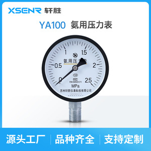 ซูโจว ซวนเฉิง YA100 เกจวัดแรงดัน 2.5Mpa สำหรับแอมโมเนีย ใช้การเชื่อมต่อแบบเกลียว เส้นผ่านศูนย์กลาง 100 มม. - Product Image 4