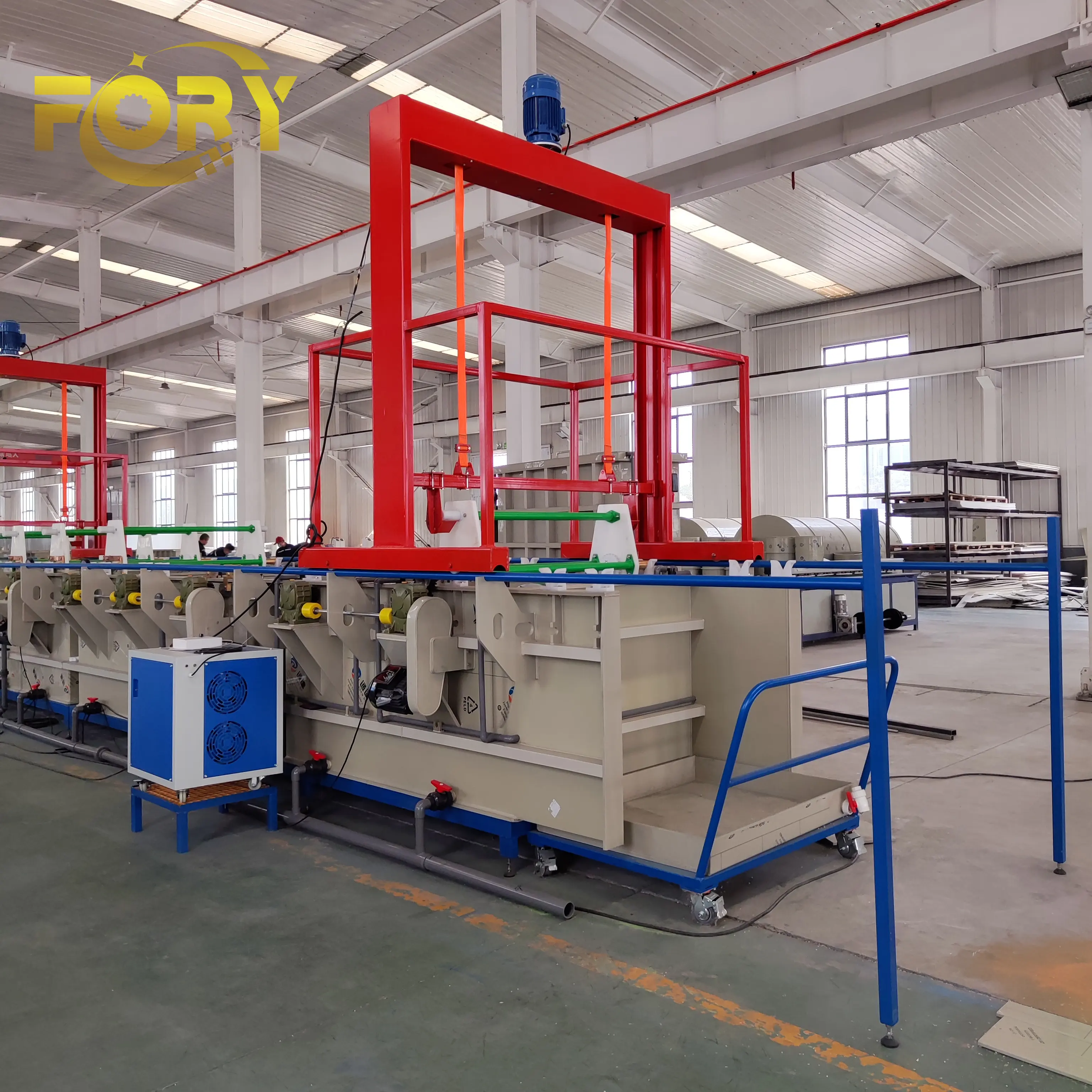 Linyi Fory copper electroplating equipment electroplating zinc line electroplating auto machine