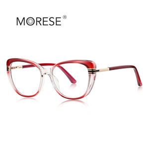 MORESE 2274 <span class=keywords><strong>Occhiali</strong></span> da Vista di Lusso da <span class=keywords><strong>Donna</strong></span> Montatura Trasparente in TR90 per Lettura e Uso al Computer <span class=keywords><strong>Occhiali</strong></span> da Miopia Classici ed Eleganti - Product Image 6