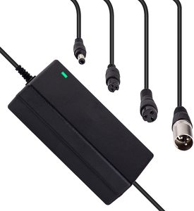 Adattatore di alimentazione 33.6V 42V 54.6V <span class=keywords><strong>2A</strong></span> 3A 4A 5A per bici elettrica Scooter per mobilità 48V batteria al litio 3 Pin connettore XLR - Product Image 4