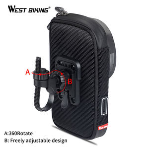 Sac de cadre de vélo étanche WEST BIKING pour smartphone, idéal pour le cyclisme sportif et les voyages en extérieur - Product Image 2