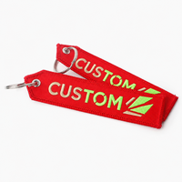 Sleutelhanger Groothandel Geen Minimum Maat Stof Geborduurde Sleutelhanger