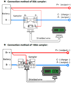 Monitor de Batería Inteligente con Pantalla LCD, EJ-FG05 150A, Reemplazo de Coulómetro para Medidor de Voltaje - Product Image 6